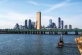 View of Yeouido Island Royalty Free Stock Photo