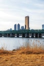 View of Yeouido Island Royalty Free Stock Photo