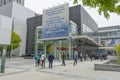 View of Yerba Buena Center for the Arts near Yerba Buena Gardens in San Francisco Royalty Free Stock Photo