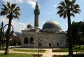 A view of the Yesil Camii mosque with a green minaret in the historic part of Iznik, Turkey Royalty Free Stock Photo