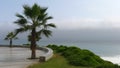 View from the Yitzhak Rabin park in Miraflores, Lima Royalty Free Stock Photo