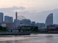 View of Yokohama Minato Mirai seaside area in Japan Royalty Free Stock Photo