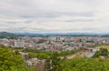 View of Yokote city from Yokote Castle, Akita Prefecture, Japan