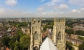 A View of York from York Minster Royalty Free Stock Photo