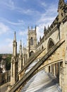 A View of York from York Minster Royalty Free Stock Photo