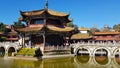 View of the Yuantong Buddhist Temple in Kunming, Yunnan, China Royalty Free Stock Photo