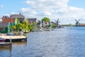 A view of Zaandijk`s Gortershoek near Zaandam in Netherlands