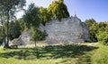 It`s a medieval remains of a fort in Hungary from the mid XV. century