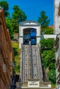 View of Zagreb funicular during a sunny day in Croatia Royalty Free Stock Photo