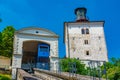 View of Zagreb funicular during a sunny day in Croatia Royalty Free Stock Photo