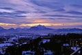 View of Zalzburg and The Alps from Kapuzinerberg Royalty Free Stock Photo