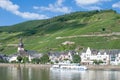 View of Zell,Mosel River,Mosel Valley,Germany