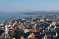 View of Zemun and river Danube, Belgrade.