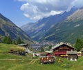 View on Zermatt village