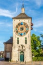 View at the Zimmer towerClock tower in Lier - Belgium Royalty Free Stock Photo