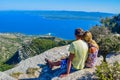 View of Zlatni Rat beach Royalty Free Stock Photo