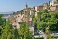 View of Zoagli from via Aurelia. Tigullio. Liguria. Italy