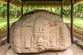 View at the Zoomorph P in ancient Maya archaeological site in Quirigua - Guatemala