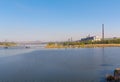 View Zuevsky reservoir in the Donetsk region