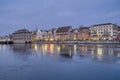 View of Zurich city center, Canton of Zurich, Switzerland