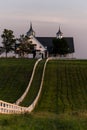 Sunset - Ornate Barn at Manchester Horse Farm - Bluegrass - Kentucky