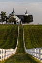 Sunset - Ornate Barn at Manchester Horse Farm - Bluegrass - Kentucky