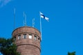 Viewing Deck of Pyynikki Observation Tower in Tampere, Finland Royalty Free Stock Photo