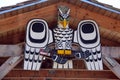 Viewing Docks, Carved Eagle, Alert Bay, BC