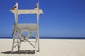 Viewing platform on the beach Royalty Free Stock Photo