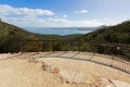 Viewing platform overlooking Coles Bay, on Wineglass Bay track i