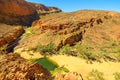 Lookout platform at Ormiston Gorge Royalty Free Stock Photo