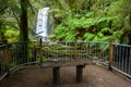 The viewing point of the iconic hopetoun falls in Beechforest on the Great Ocean Road Victoria Australia on 6th August 2019 Royalty Free Stock Photo