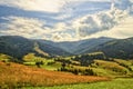 Viewn on the mountains. Carpathians, Podobovets Royalty Free Stock Photo