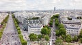 Viewpoint Arc de Triomphe de l`Ãâ°toile, Paris