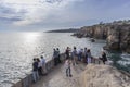 Viewpoint of the beach of the mouth of hell, Cascais Portugal Royalty Free Stock Photo