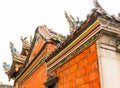 Viewpoint of building in Longshan Temple in Taiwan Royalty Free Stock Photo
