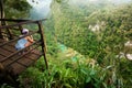 Viewpoint at Cascades National Park in Guatemala Semuc Champey