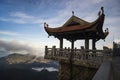 Viewpoint on the Fansipan summit in sapa