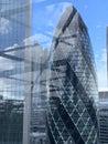 The Gerkin building seen from 120 Fenchurch Street a popular attraction in London in 2023