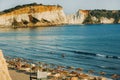 Viewpoint of gerakas beach in the island of zakynthos Royalty Free Stock Photo