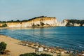 Viewpoint of gerakas beach in the island of zakynthos Royalty Free Stock Photo