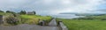 Viewpoint on a hill North of Cushendun in Northern Ireland