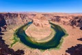 Viewpoint at Horseshoe Bend - Grand Canyon with Colorado River - Located in Page, Arizona - United States Royalty Free Stock Photo