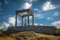 Viewpoint of the Humilladero de los Cuatro Postes in Avila, Castilla y Leon, Spain Royalty Free Stock Photo