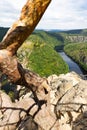 Viewpoint Mai, Stechovice dam on Moldau river, Central Bohemia, Czech republic Royalty Free Stock Photo