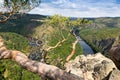 Viewpoint Mai, Stechovice dam on Moldau river, Central Bohemia, Czech republic Royalty Free Stock Photo