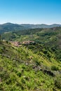 Viewpoint of the Miradouro dos Socalcos, overlooking the Agricultural terraces, Sistelo, Arcos de Valdevez, Portugal.