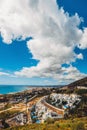 Viewpoint over the hill near The Buddhist Stupa, Benalmadena, Spain