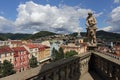 Viewpoint from Rose garden of Decin castle, Czechia