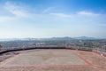 Viewpoint at rang hill on blue sky in phuket thailand Royalty Free Stock Photo